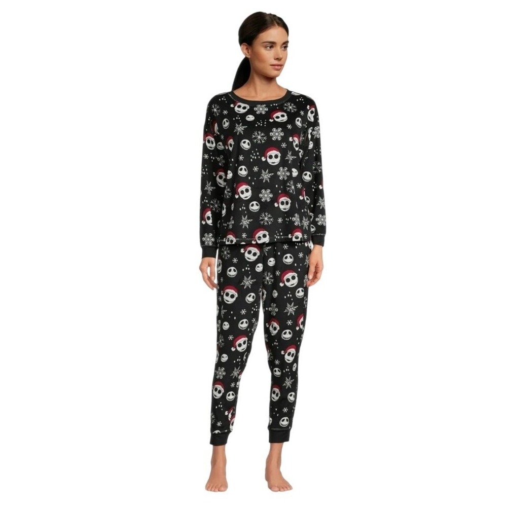 Disney Pajama Set Size S The Nightmare Before Christmas Long Sleeve Top & Bottom